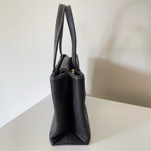 Vintage Dooney & Bourke brown pebbled leather mini handbag purse y2k - Picture 4 of 9